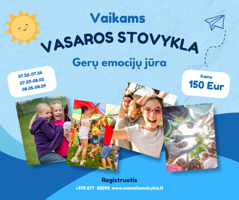 Vasaros stovykla vaikams